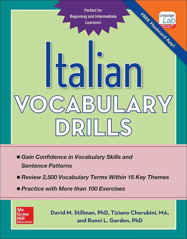 کتاب آموزش لغات ایتالیایی Italian Vocabulary Drills