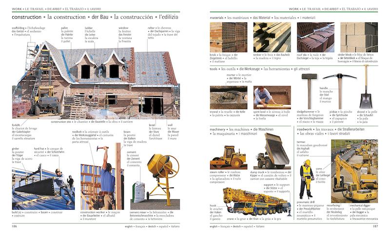 دیکشنری پنج زبانه تصویری ویژوال 5 Language Visual Dictionary English, French, German, Spanish, Italian