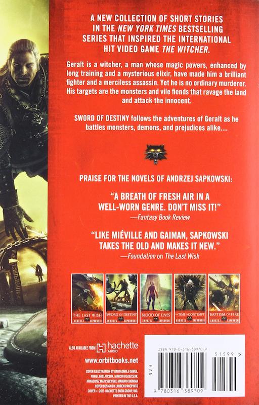 کتاب Sword of Destiny - The Witcher Introduction 2 رمان انگلیسی شمشیر سرنوشت اثر آندره ساپکوفسکی Andrzej Sapkowski
