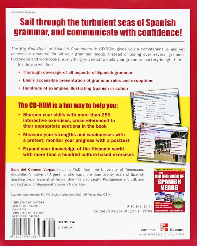 کتاب اسپانیایی The Big Red Book of Spanish Grammar