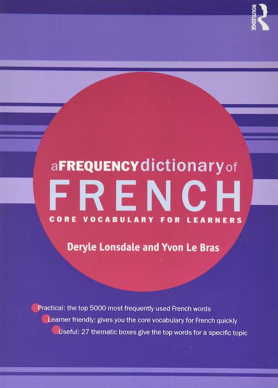 خرید کتاب لغات فرانسه A Frequency Dictionary of French Core Vocabulary for Learners