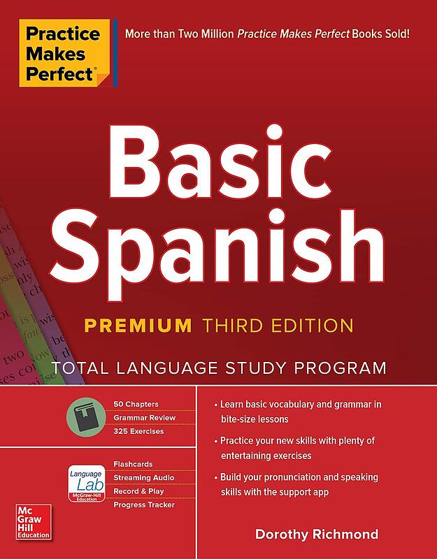 خرید کتاب اسپانیایی Practice Makes Perfect Basic Spanish از فروشگاه کتاب سارانگ