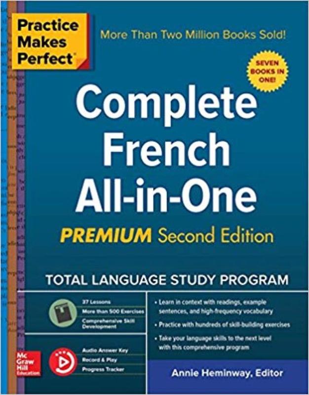 کتاب فرانسه Practice Makes Perfect Complete French All in One Premium 2nd از فروشگاه کتاب سارانگ