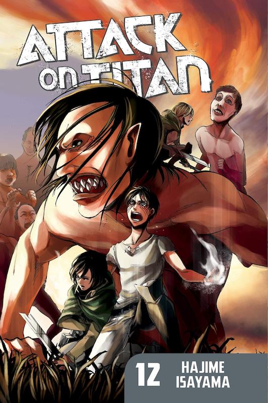 مانگا حمله به تایتان 12 زبان انگلیسی Attack on Titan 12 از فروشگاه کتاب سارانگ
