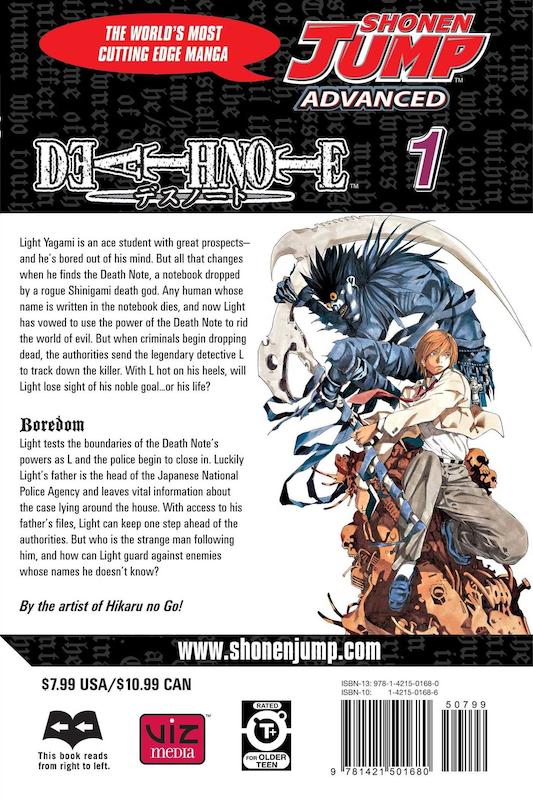 خرید مانگا دفترچه مرگ جلد 1 زبان انگلیسی Death Note 1