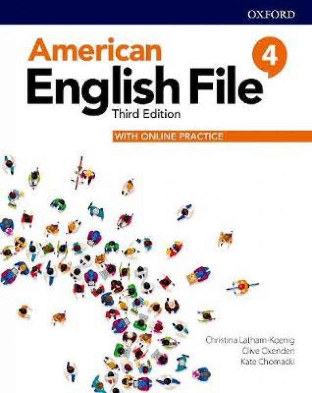 کتاب امریکن انگلیش فایل چهار ویرایش سوم American English File 3rd 4 SB+WB+DVD از فروشگاه کتاب سارانگ