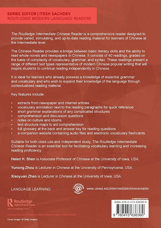 خرید کتاب چینی The Routledge Intermediate Chinese Reader 