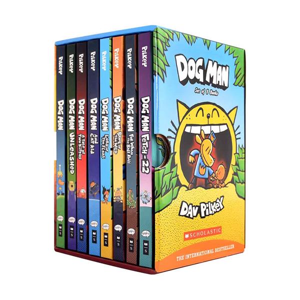 مجموعه رمان انگلیسی پلیس قهرمان Dog Man Series - Packed پک کامل کتاب داگ من اثر دیو پیلکی Dav Pilkey
