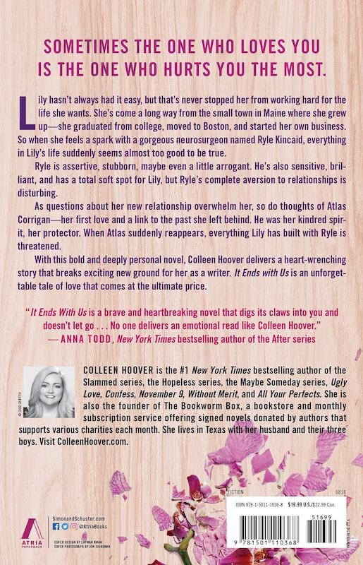کتاب It Ends with Us رمان انگلیسی ما تمامش می کنیم اثر کالین هوور Colleen Hoover از فروشگاه کتاب سارانگ