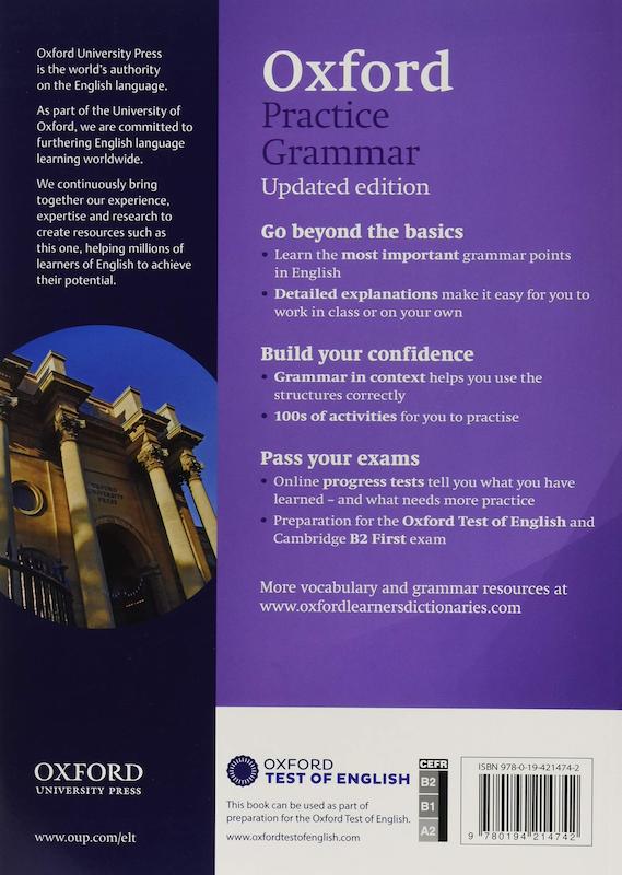  کتاب آکسفورد پرکتیس گرامر اینترمدیت Oxford Practice Grammar Intermediate