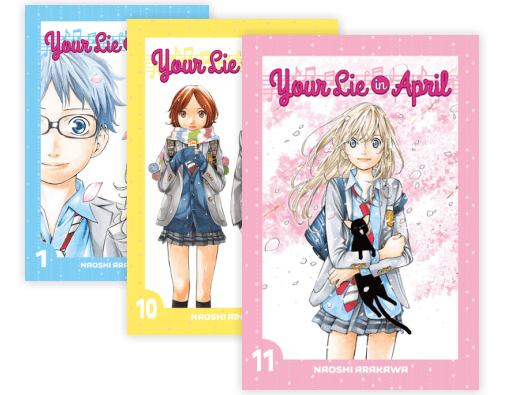 خرید مانگا Your Lie in April مانگای دروغ تو در آوریل به زبان انگلیسی