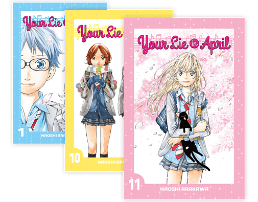 خرید مانگا Your Lie in April مانگای دروغ تو در آوریل به زبان انگلیسی