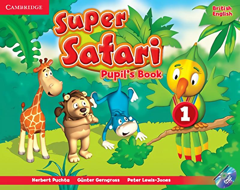 خرید کتاب آموزش انگلیسی کودکان super safari 1 British کتاب سوپر سافاری یک 