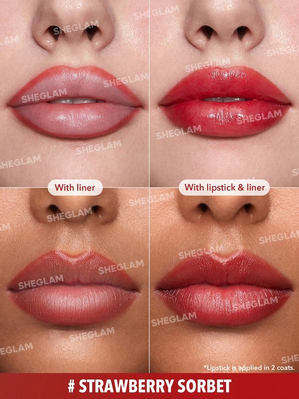 خط لب و رژلب دو کاره Glam 101 Sheer Tinted شیگلم