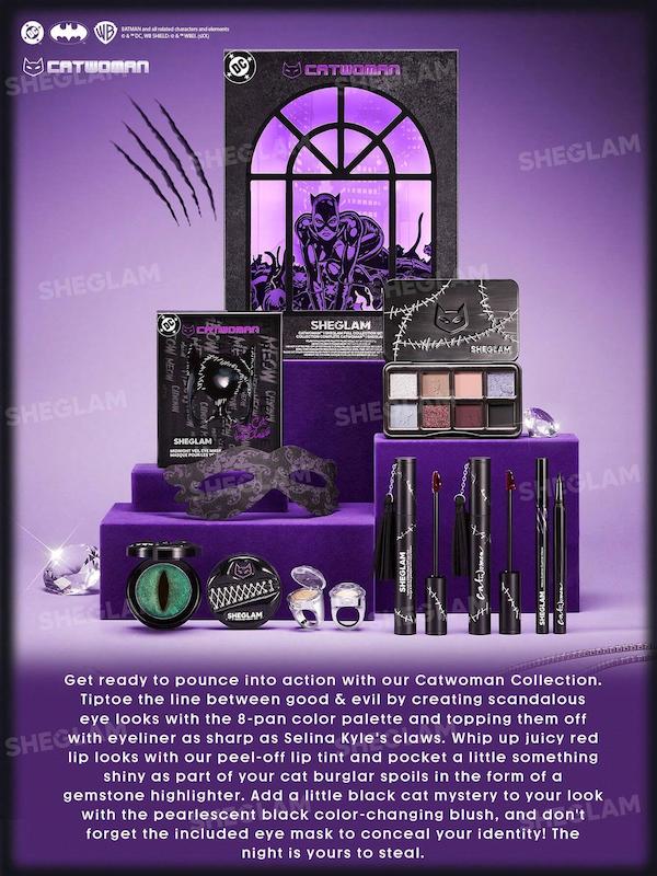CATWOMAN™ x SHEGLAM Full Collection Set با نمای کامل کالکشن