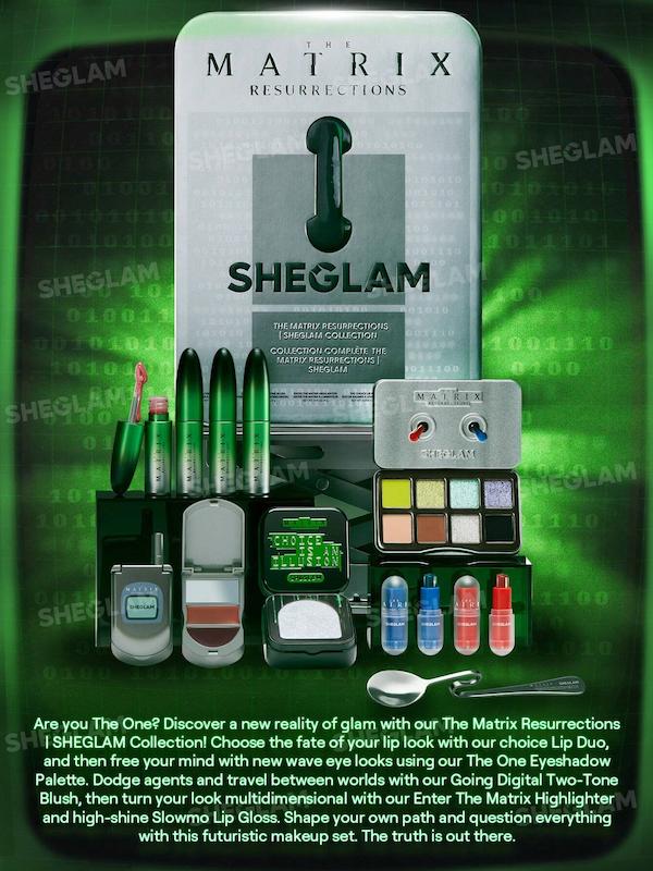 بسته‌بندی The Matrix Resurrections x SHEGLAM Full Collection Set