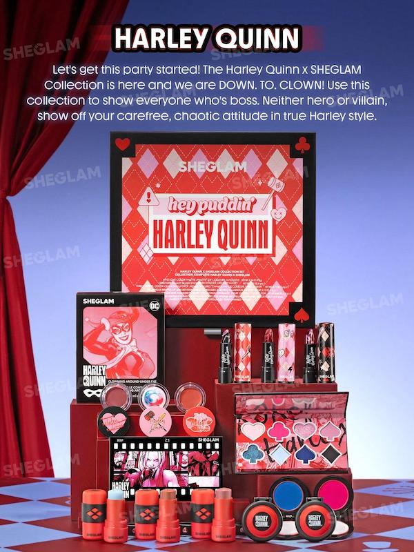 Harley Quinn X SHEGLAM Harley Temporary Tattoos تاتوهای موقت هارلی کویین