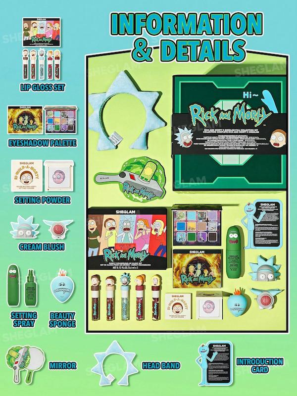 Rick and Morty X SHEGLAM Family Counseling Lip Gloss Set ست لیپ گلاس