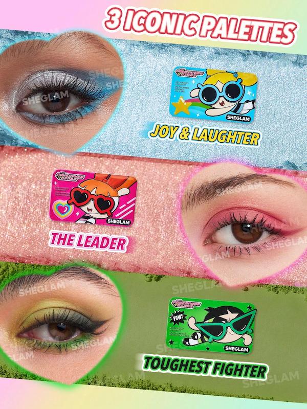 The Powerpuff Girls X SHEGLAM The Professor's Girls Palette