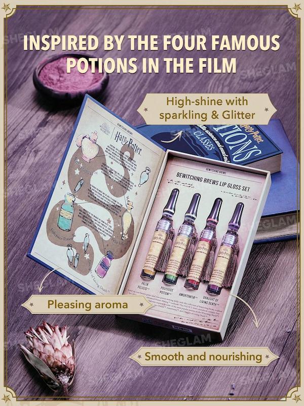 Harry Potter™ X SHEGLAM Bewitching Brews Lip Gloss Set چهار عددی