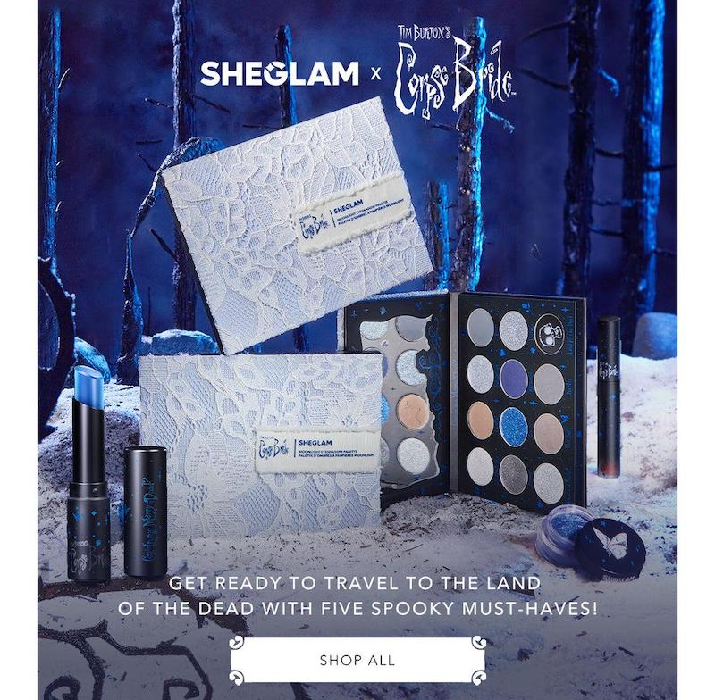 محصولات آرایشی کالکشن CORPSE BRIDE X SHEGLAM
