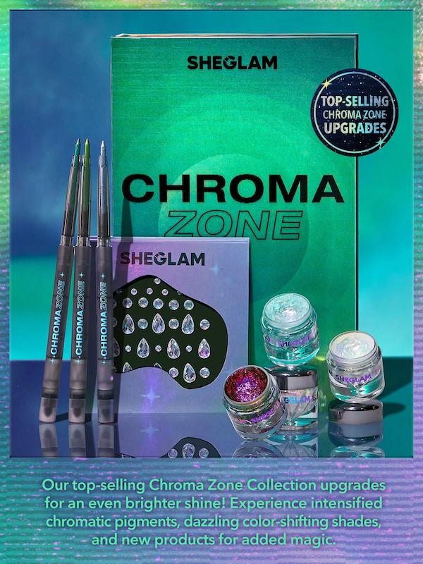کالکشن آرایشی Chroma Zone SHEGLAM با جلوه مولتی‌کروم