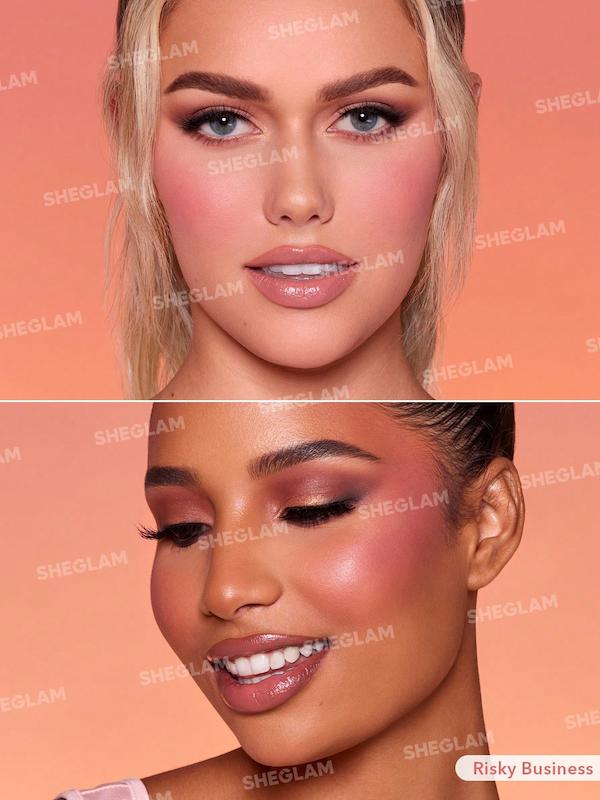 رژگونه مایع شیگلم Color Bloom Liquid Blush رنگ Risky Business
