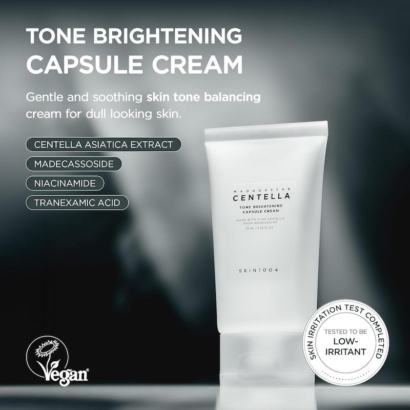 کرم روشن کننده SKIN1004 Madagascar Centella Tone Brightening Capsule Cream 75ml