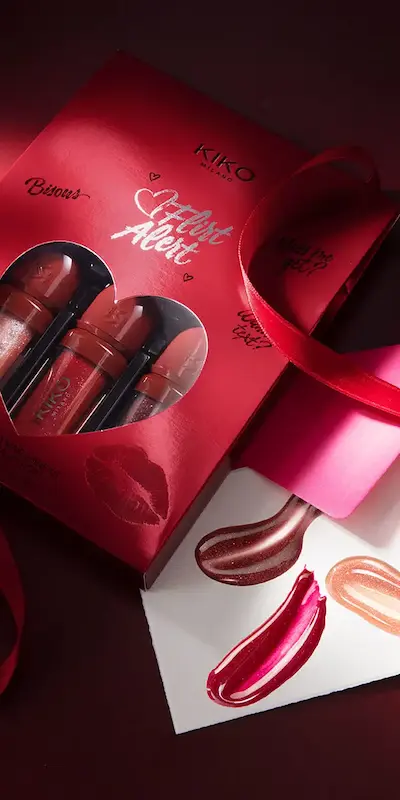 رنگ‌های مختلف Flirt Alert Mini Kisses Maxi Shine Kit کیکو
