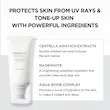کرم ضد آفتاب ضد لک و روشن کننده SPF 50 سنتلا