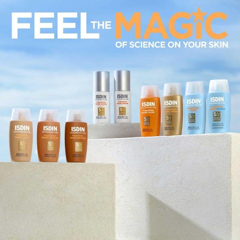 ضدآفتاب فیوژن واتر مجیک SPF 50 ایزدین 