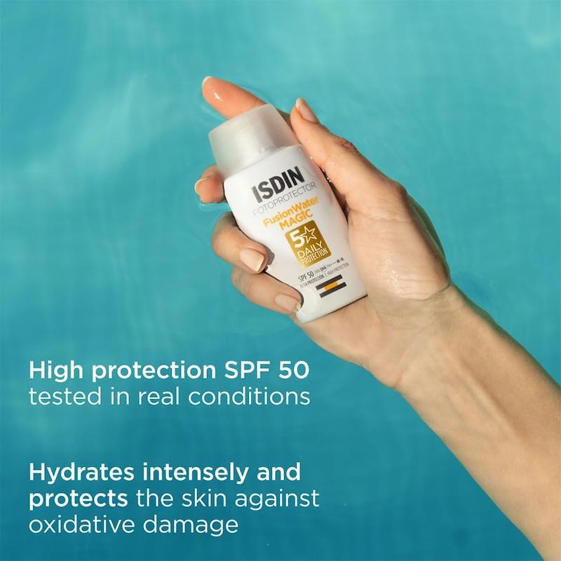 ضدآفتاب فیوژن واتر مجیک SPF 50 ایزدین 
