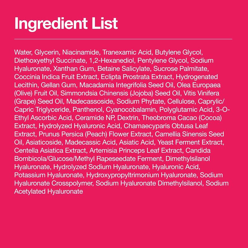 ترکیبات Anua Niacinamide 10 TXA Serum حجم 30 میلی لیتر