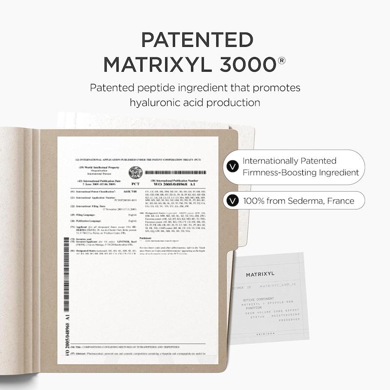 عملکرد اسپیکول های میکروسکوپی در آمپول Matrixyl 10 اسکین 1004