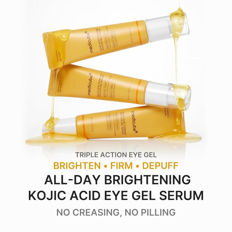 ژل سرم دور چشم مدیکیوب مدل Kojic Acid Turmeric 