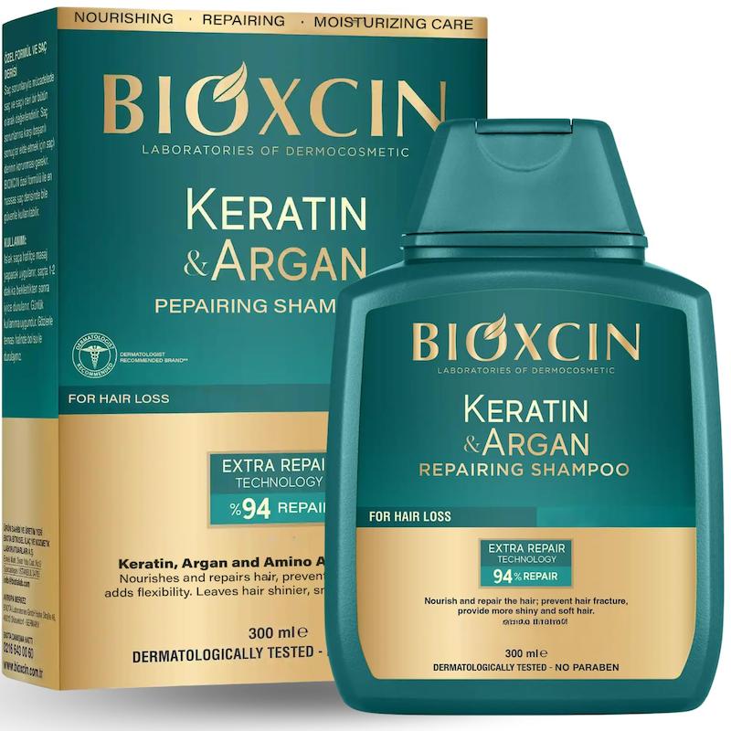 Bioxcin Keratin & Argan Repair Shampoo 300 Ml