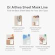 Dr.Althea 345 Relief Cream Mask Pack of 4 ماسک ورقه‌ای تسکین‌دهنده و آبرسان دکتر آلتیا مناسب پوست حساس