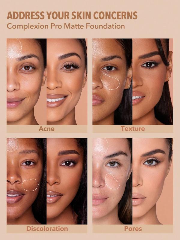 کرم پودر مات مدل Complexion Pro Long Lasting شیگلم
