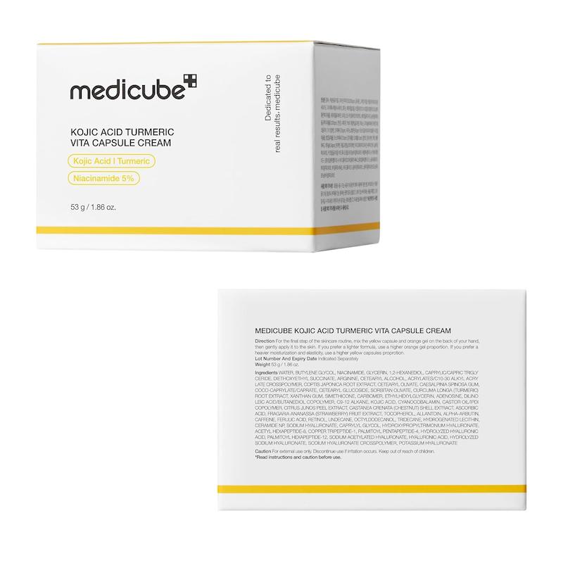 بسته‌بندی Medicube Kojic Acid Turmeric Vita Capsule Cream