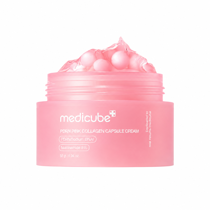 Medicube PDRN Pink Collagen Capsule Cream کرم کپسولی کلاژن صورتی مدیکیوب