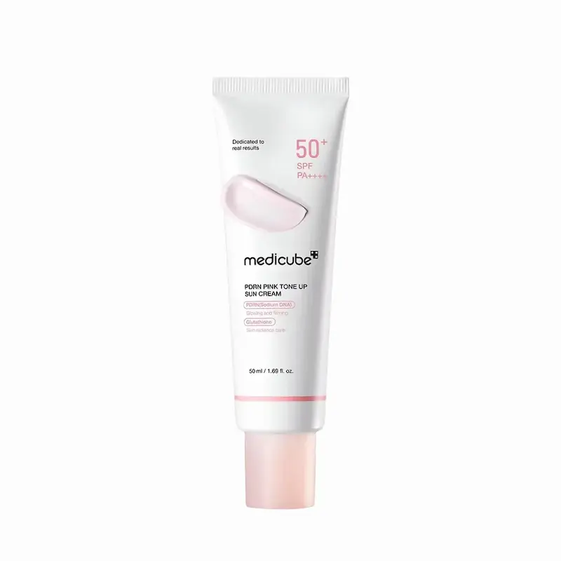MEDICUBE PDRN Pink Tone-Up Sun Cream SPF50+ PA++++ 50ml