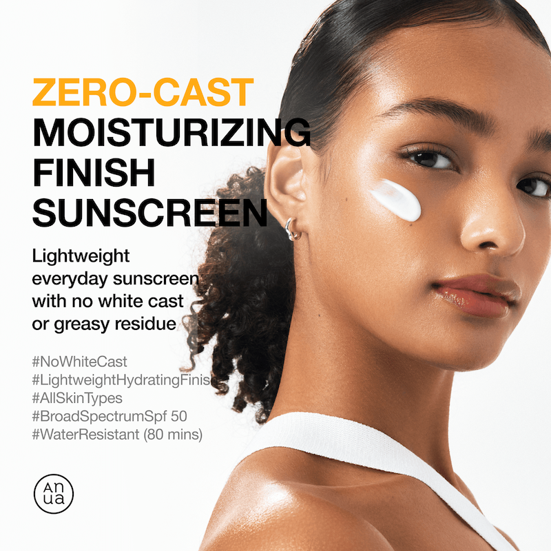 ضد آفتاب آنوا Zero-Cast SPF 50 مناسب زیر آرایش