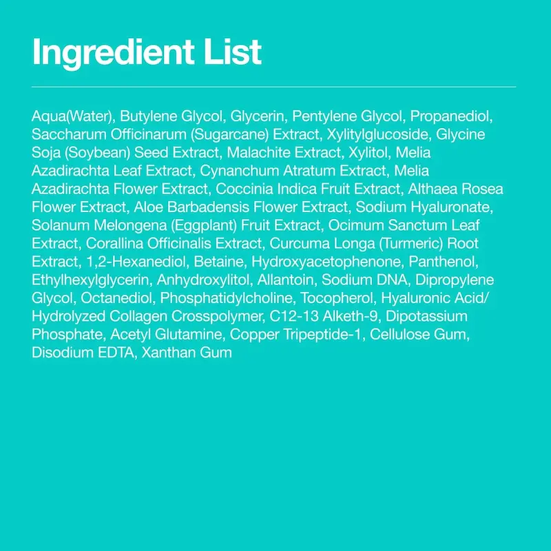 ترکیبات کلیدی تونر Anua PDRN 100 شامل PDRN و Hyaluronic Acid