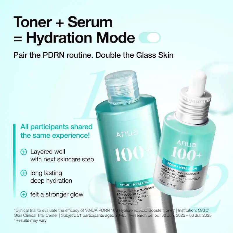 آنوا  PDRN 100 Hyaluronic Acid Booster Toner حجم 250 میلی لیتر