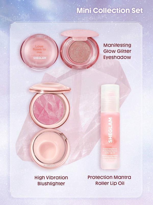 محتویات ست مینی Crystal Intentions شیگلم مدل Rose Quartz