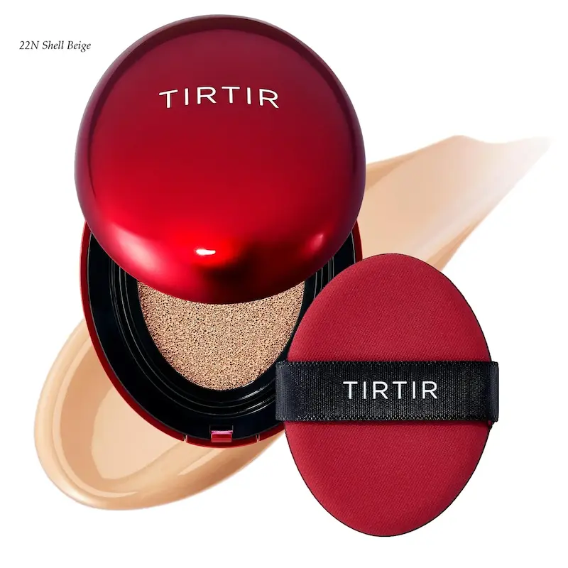 کوشن TIRTIR Mask Fit Red Cushion شید 22N Shell Beige
