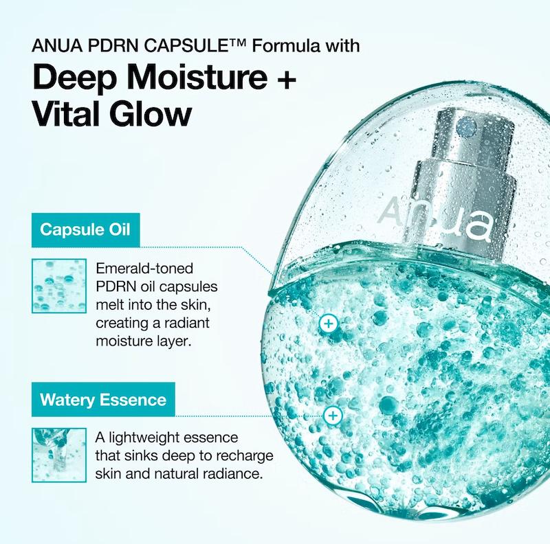 میست آبرسان کپسولی آنوا PDRN Hyaluronic Acid حجم 30 میلی لیتر