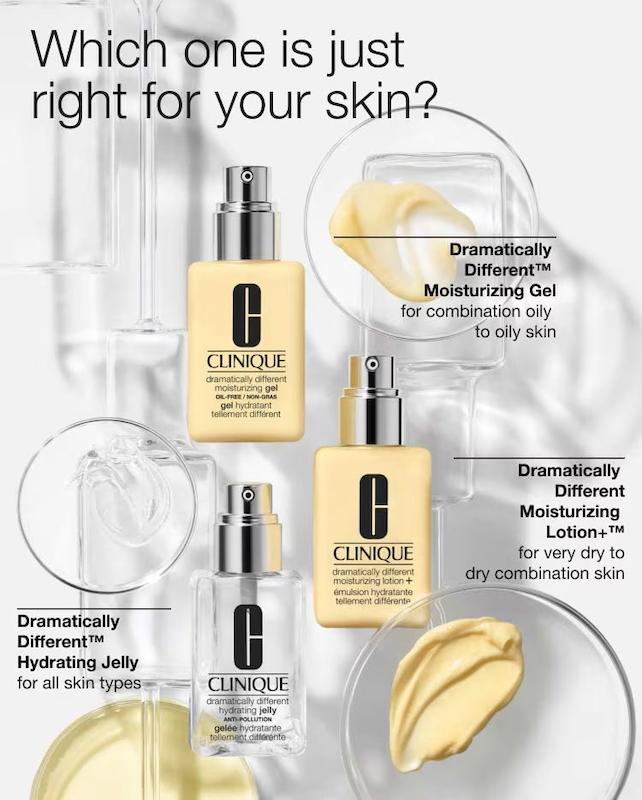  ژل آبرسان Clinique Dramatically Different Moisturizing Gel مناسب پوست