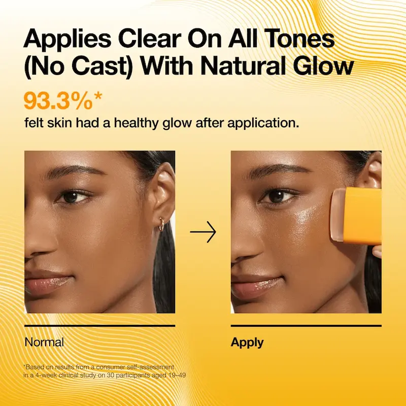 بافت شفاف و بدون سفیدک ضد آفتاب استیکی Anua Invisible Glow Finish