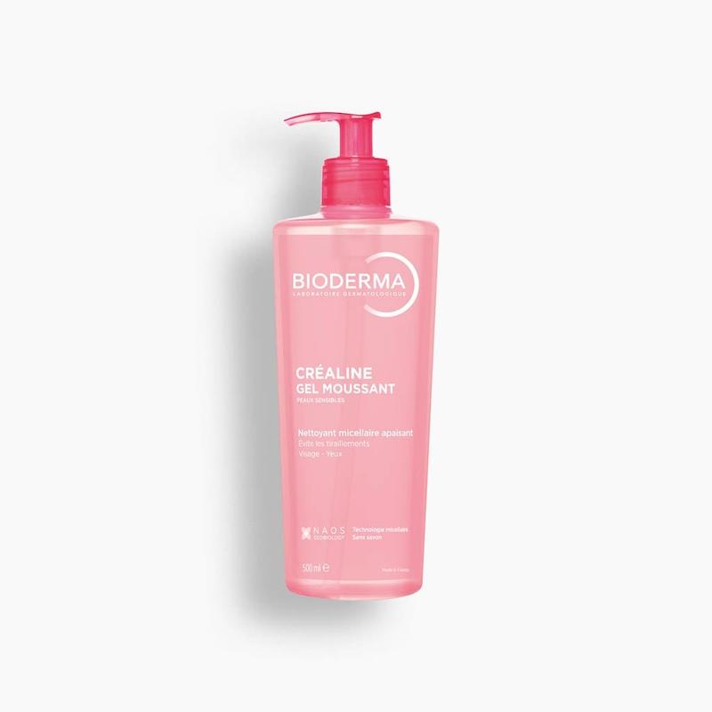 ژل شستشوی صورت بایودرما Créaline Gel Moussant پوست حساس 500 میلی لیتر